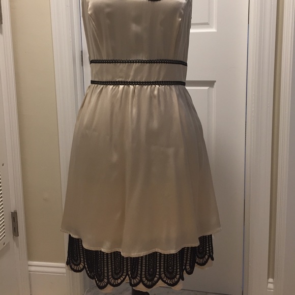 Amazing 100% silk and lace dress - Picture 4 of 6